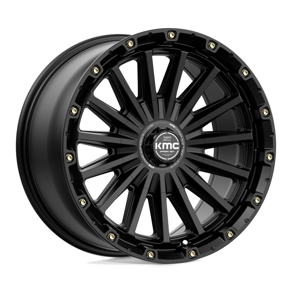 17x9 KMC Wheels KM102 SIGNAL 6x135/6x139.7 18 offset 106.1 hub BLACK - KM10279067718