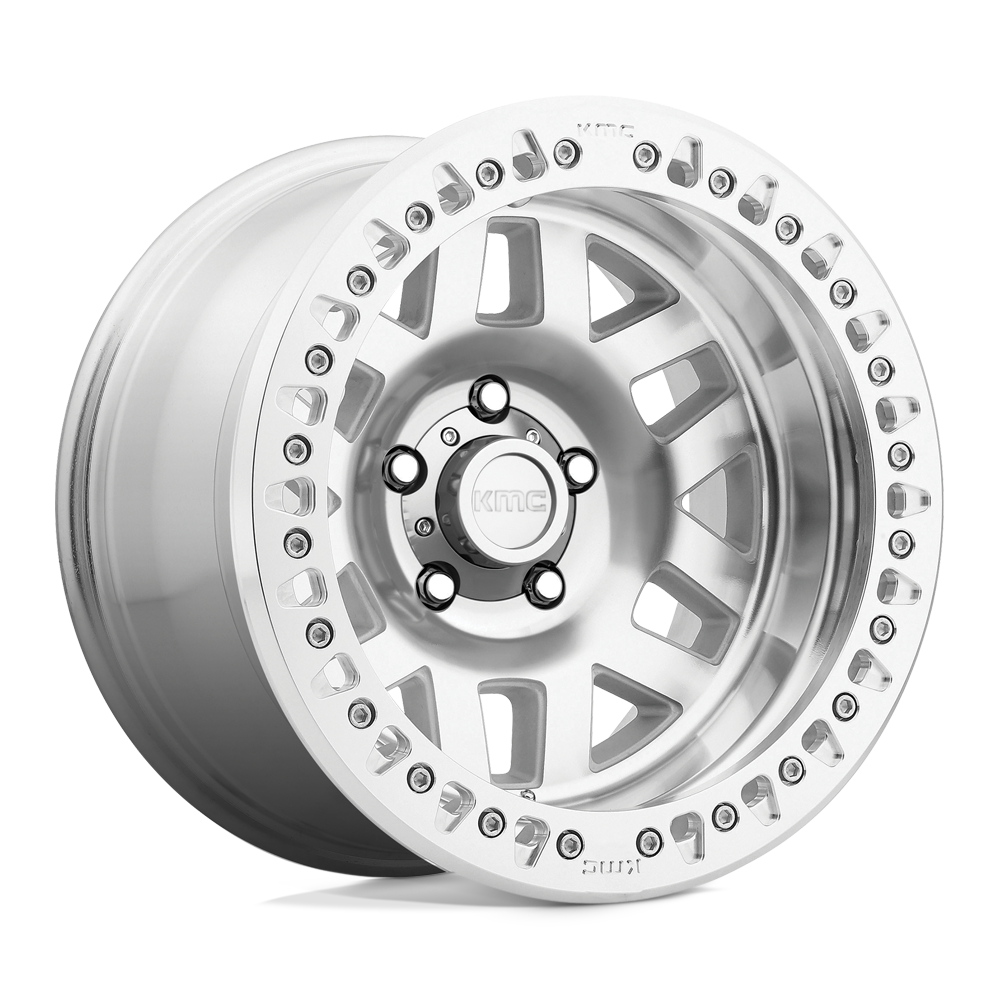 17x9 KMC Wheels KM229 MACHETE CRAWL BEADLOCK 8x165.1 -38 offset 125.1 hub MACHINED - KM22979080538N
