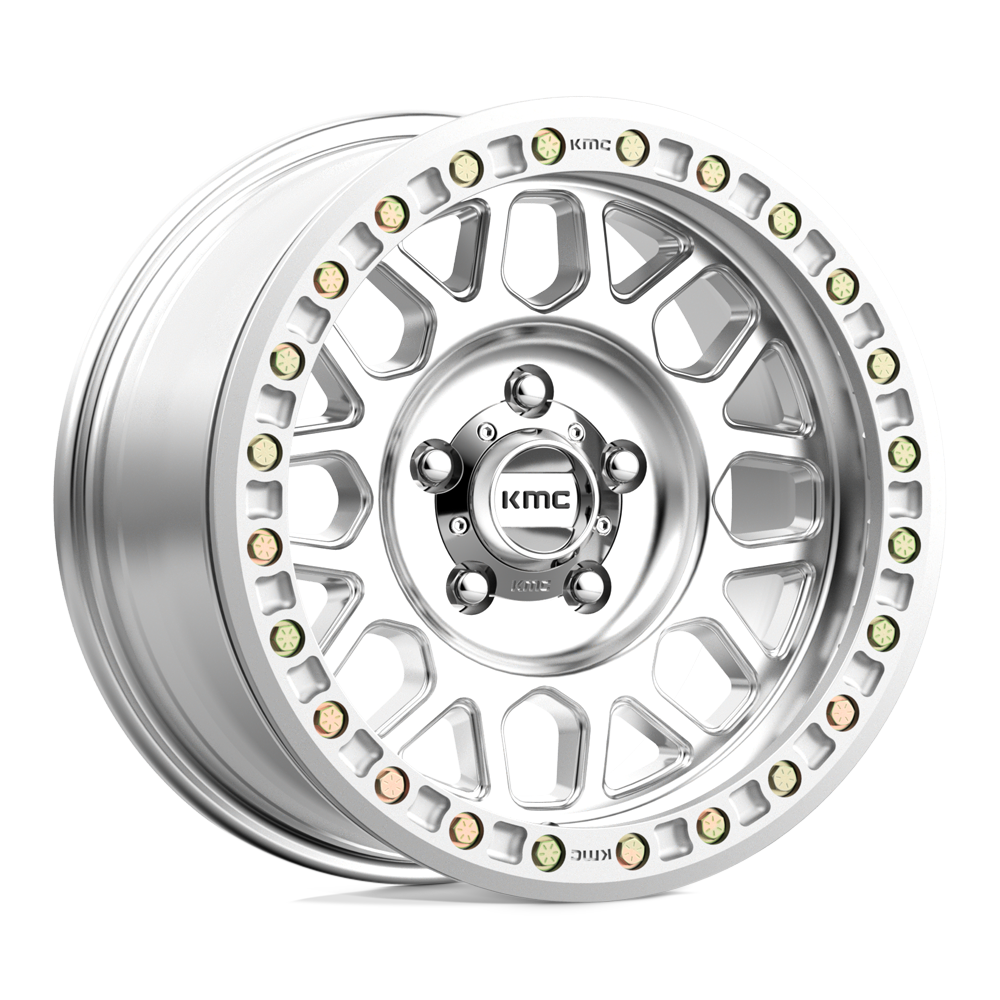 17x8.5 KMC Wheels KM234 GRENADE DESERT BEADLOCK 5x139.7 0 offset 87.1 hub MACHINED - KM23478585500