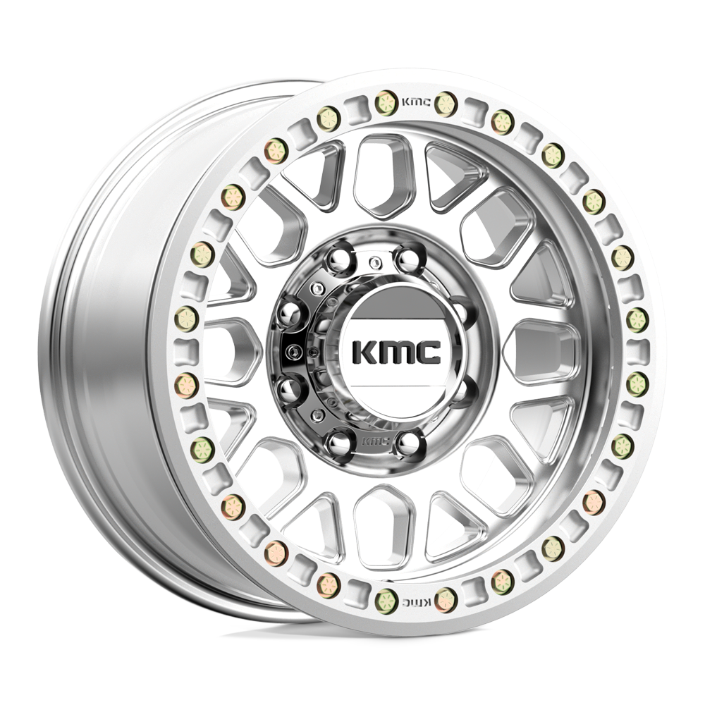 17x8.5 KMC Wheels KM234 GRENADE DESERT BEADLOCK 8x170 0 offset 125.5 hub MACHINED - KM23478587500