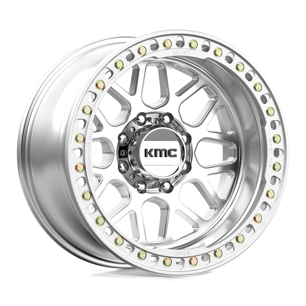20x10 KMC Wheels KM235 GRENADE CRAWL BEADLOCK 8x170 -48 offset 125.1 hub MACHINED - KM23521087548N