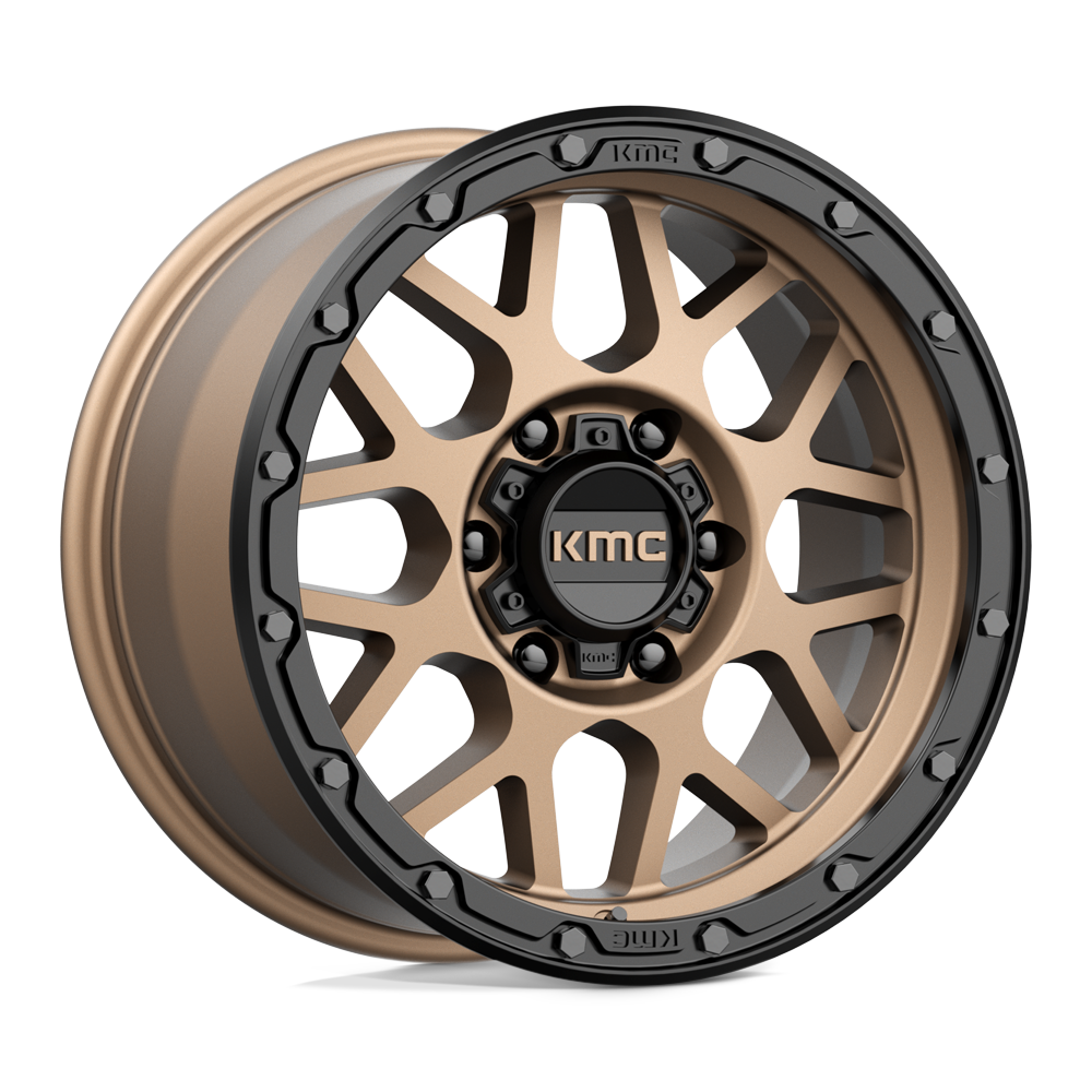 17x9 KMC Wheels KM535 GRENADE OFF-ROAD 6x114.3 18 offset 66.06 hub BRONZE - KM53579064618