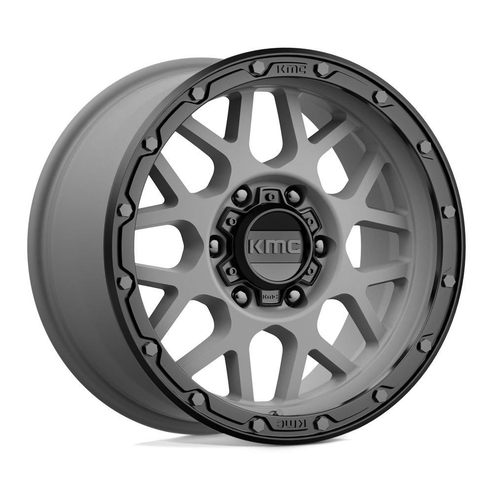 17x9 KMC Wheels KM535 GRENADE OFF-ROAD 6x135 18 offset 87.1 hub GRAY - KM53579063418