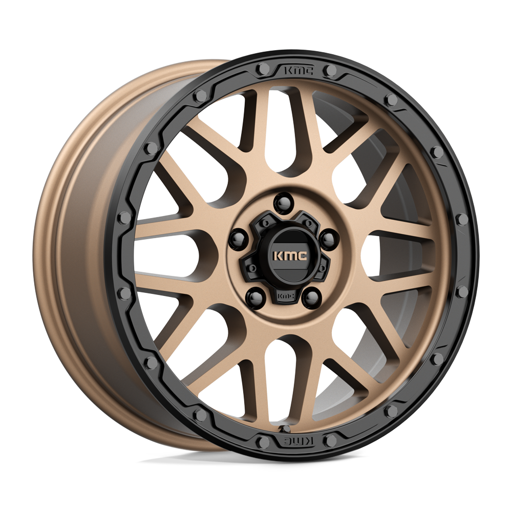 18x8.5 KMC Wheels KM535 GRENADE OFF-ROAD 5x127 35 offset 71.5 hub BRONZE - KM53588550635