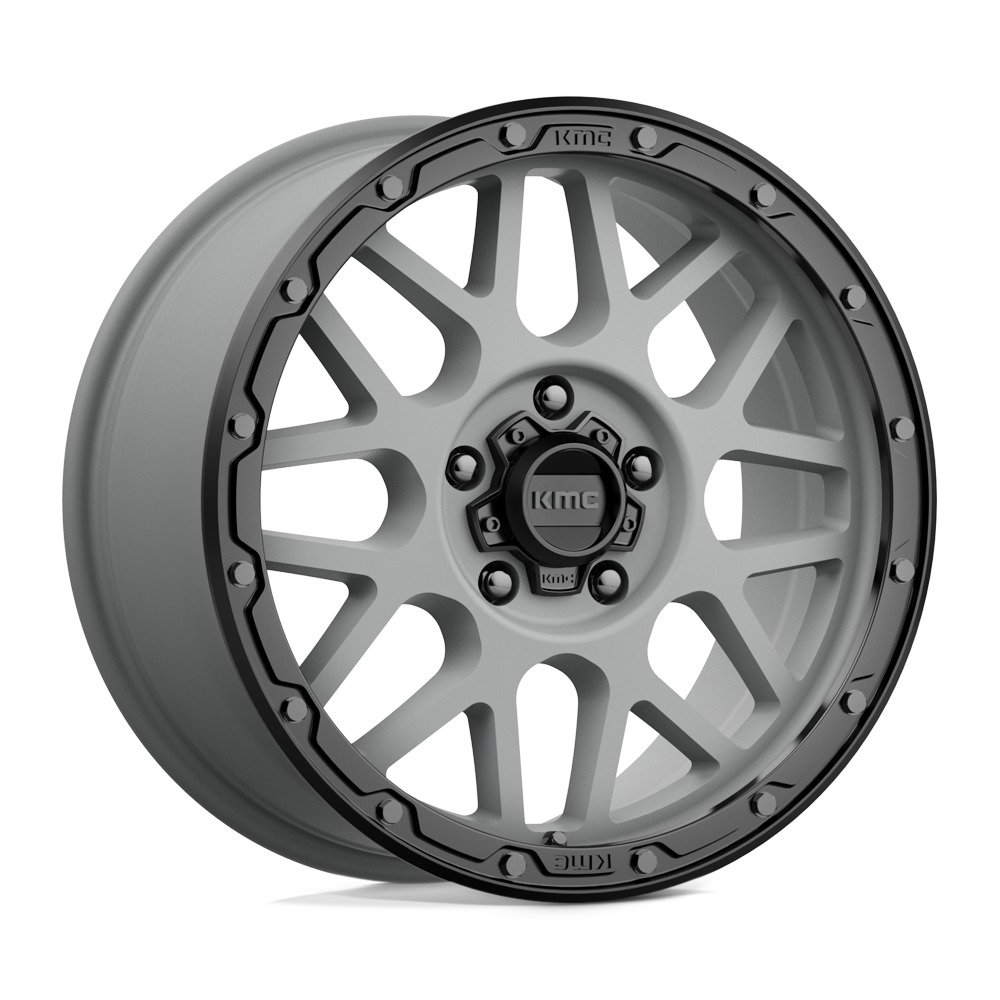 18x8.5 KMC Wheels KM535 GRENADE OFF-ROAD 5x127 35 offset 71.5 hub GRAY - KM53588550435