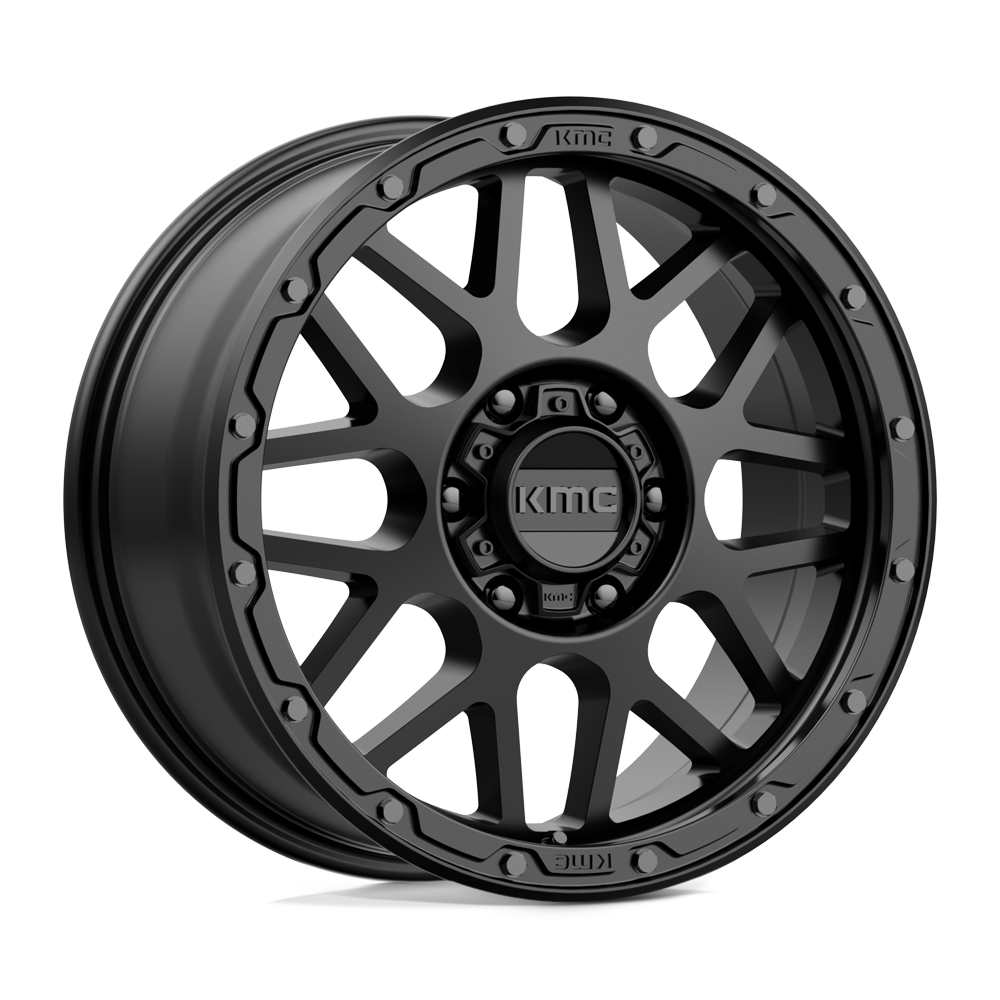 18x8.5 KMC Wheels KM535 GRENADE OFF-ROAD 6x135 35 offset 87.1 hub BLACK - KM53588563735