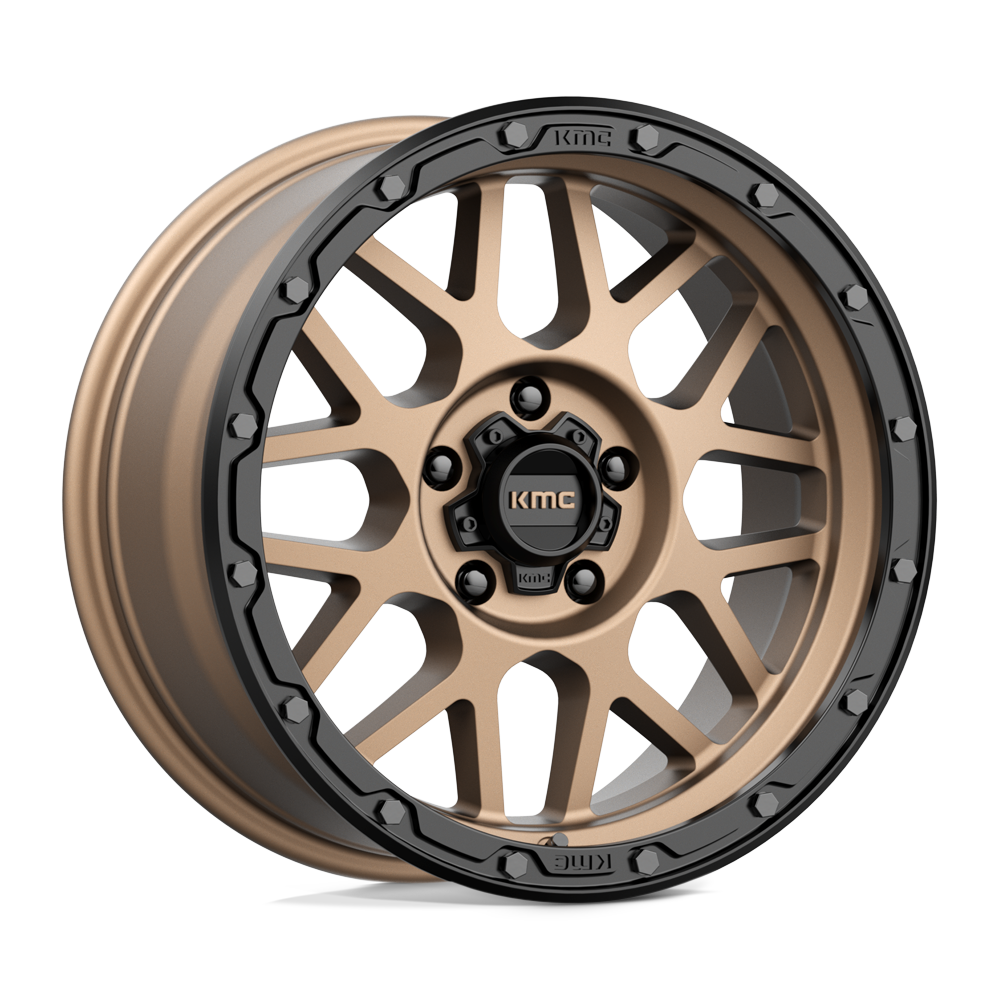 18x8.5 KMC Wheels KM535 GRENADE OFF-ROAD 5x139.7 0 offset 78.1 hub BRONZE - KM53588585600