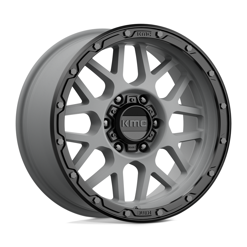 18x8.5 KMC Wheels KM535 GRENADE OFF-ROAD 6x139.7 0 offset 106.1 hub GRAY - KM53588568400