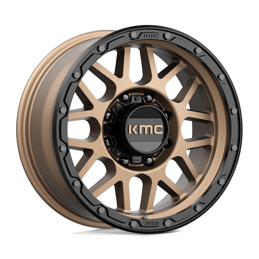 18x8.5 KMC Wheels KM535 GRENADE OFF-ROAD 8x165.1 0 offset 125.1 hub BRONZE - KM53588580600