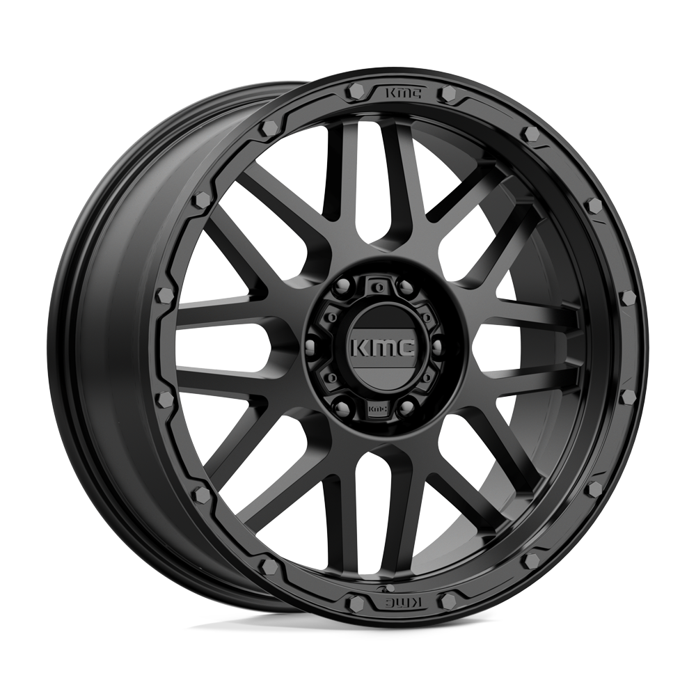 20x9 KMC Wheels KM535 GRENADE OFF-ROAD 6x135 18 offset 87.1 hub BLACK - KM53529063718