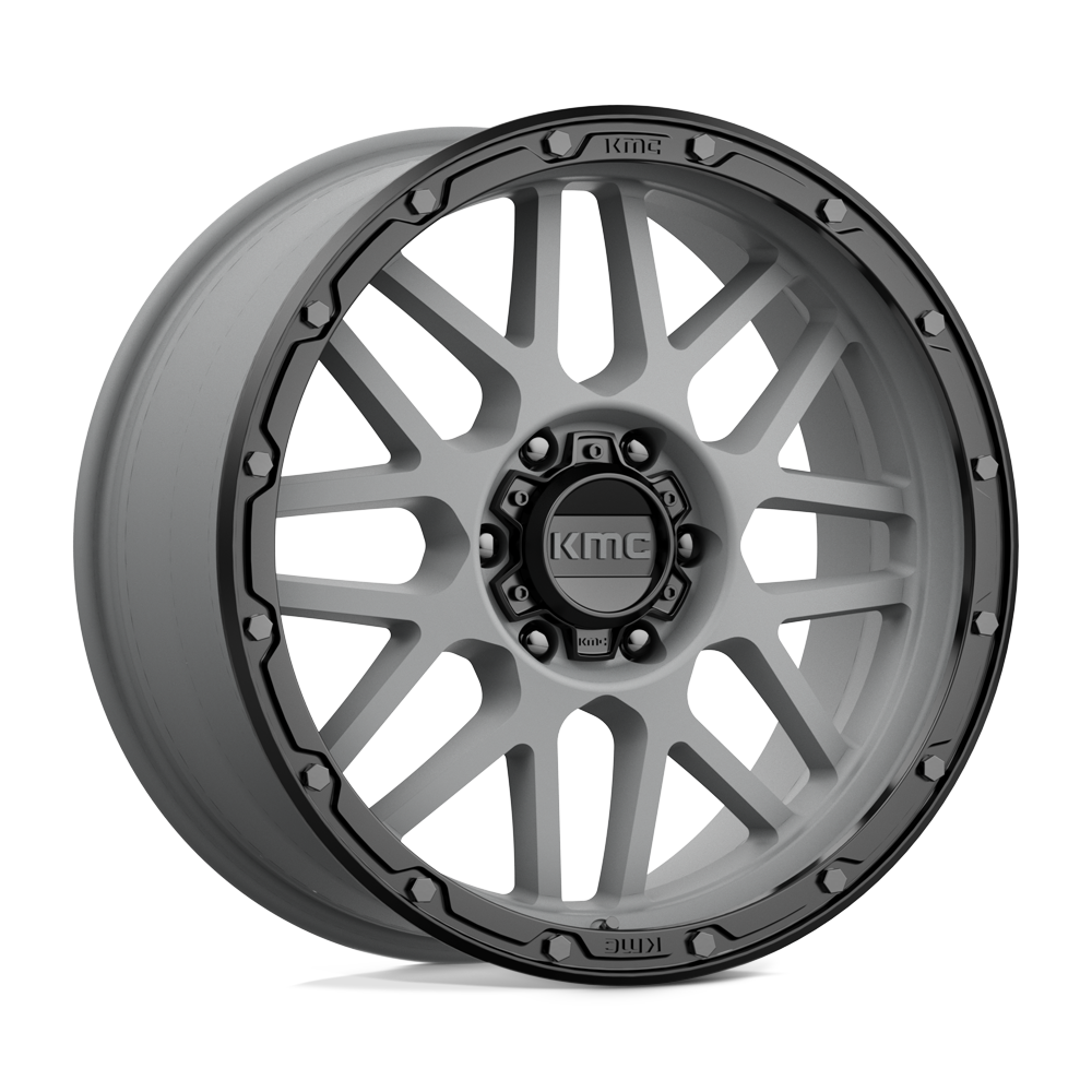 20x9 KMC Wheels KM535 GRENADE OFF-ROAD 6x139.7 18 offset 106.1 hub GRAY - KM53529068418