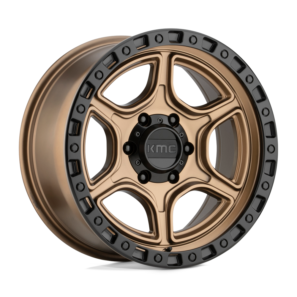 17x8.5 KMC Wheels KM539 PORTAL 5x127 18 offset 71.5 hub BRONZE - KM53978550618