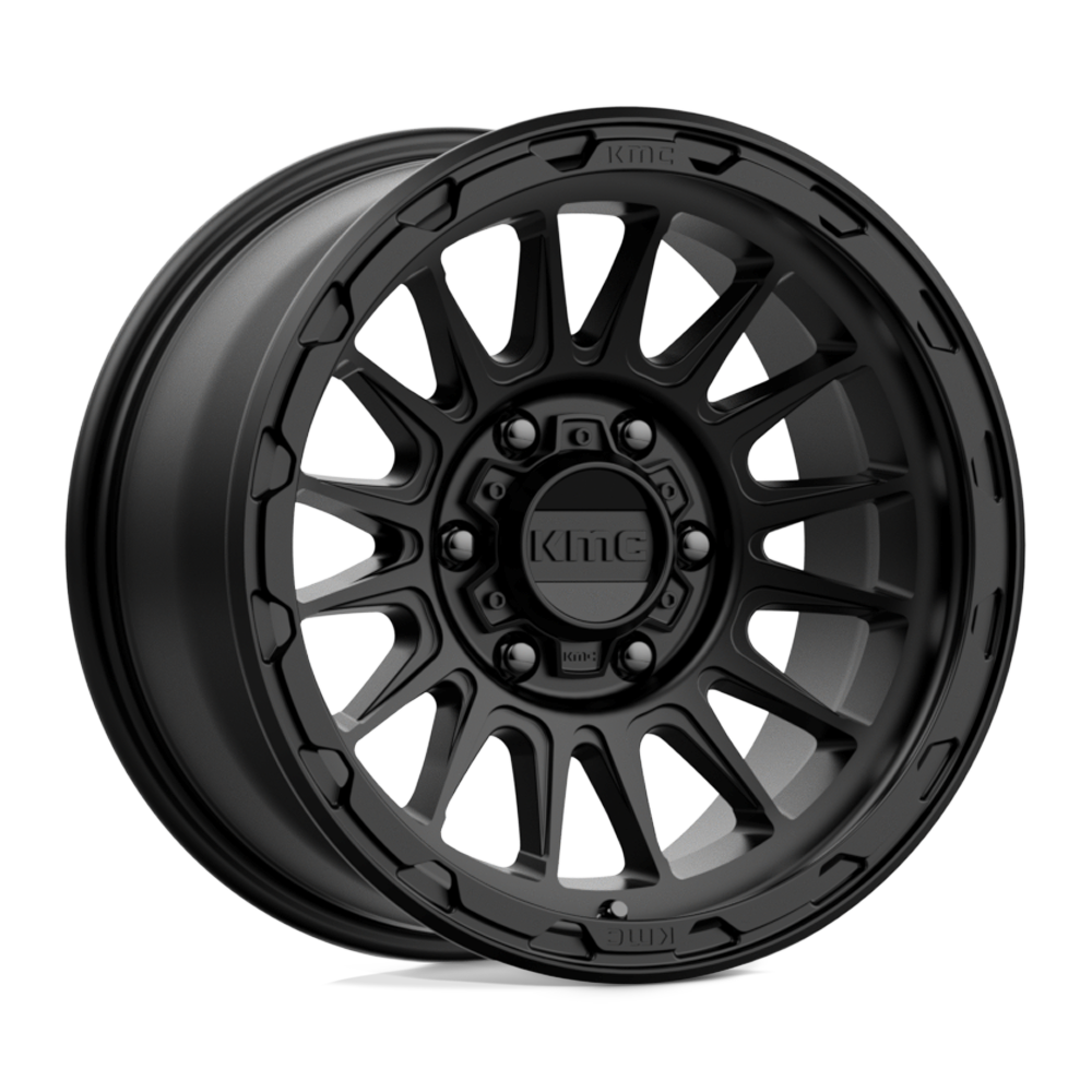 17x8.5 KMC Wheels KM542 IMPACT 6x139.7 0 offset 106.1 hub BLACK - KM54278568700