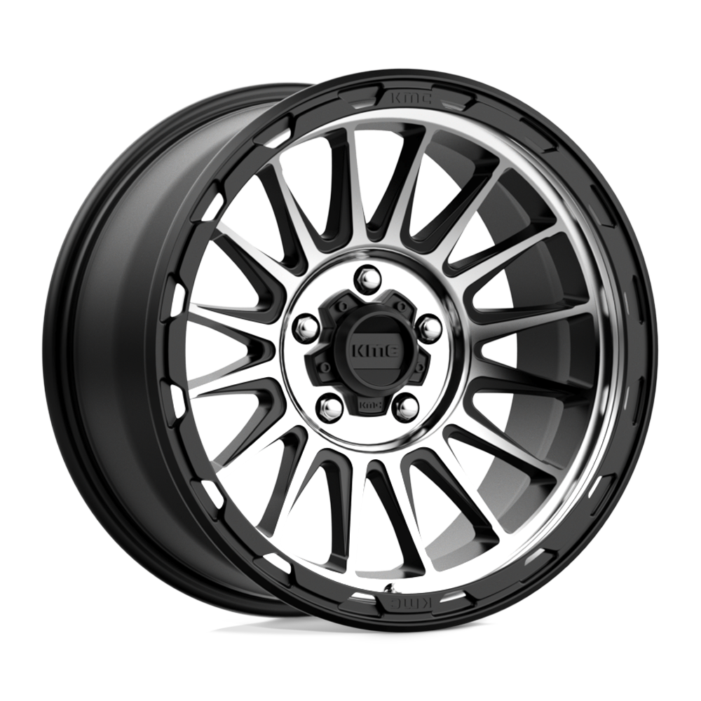 18x9 KMC Wheels KM542 IMPACT 5x127 0 offset 71.5 hub BLACK - KM54289050500