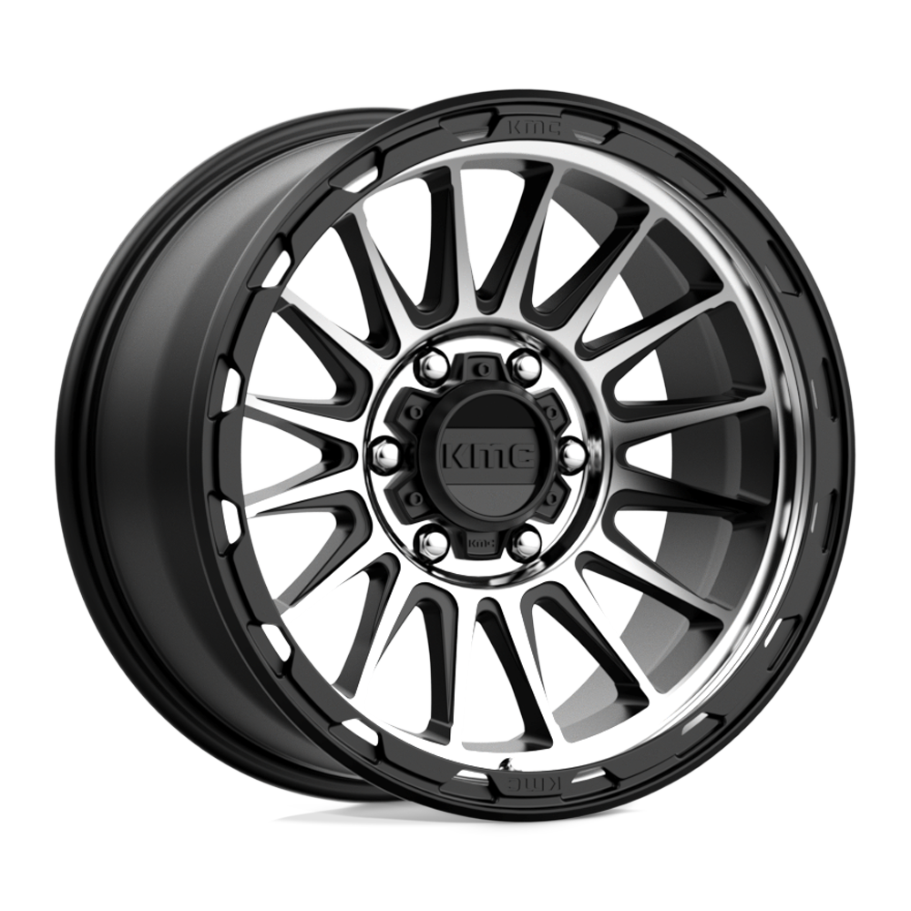 18x9 KMC Wheels KM542 IMPACT 6x139.7 0 offset 106.1 hub BLACK - KM54289068500