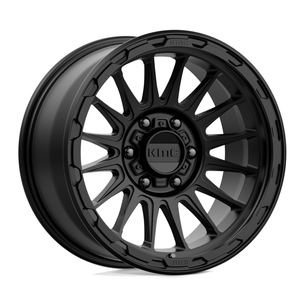 18x9 KMC Wheels KM542 IMPACT 6x135 0 offset 87.1 hub BLACK - KM54289063700