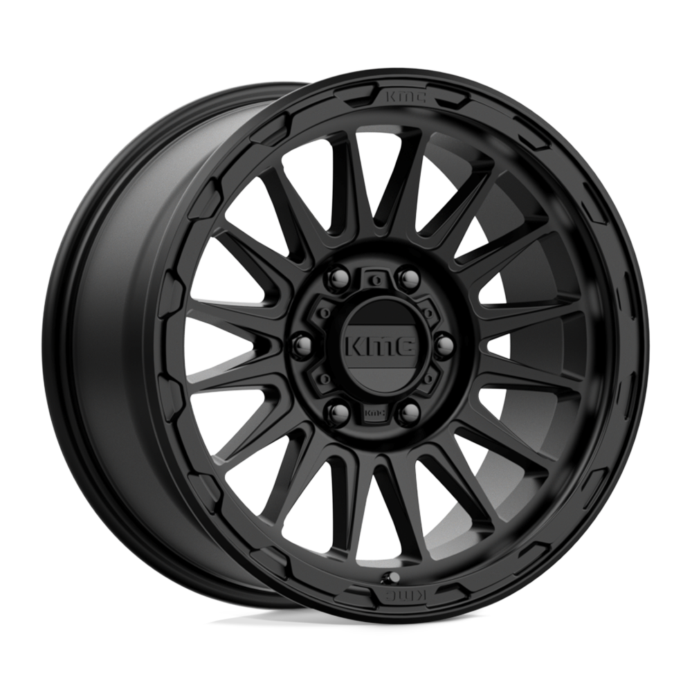 18x9 KMC Wheels KM542 IMPACT 6x139.7 18 offset 106.1 hub BLACK - KM54289068718
