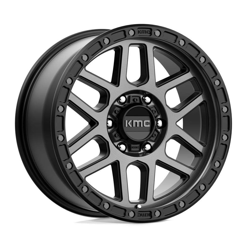 18x9 KMC Wheels KM544 MESA 6x114.3 18 offset 66.06 hub BLACK - KM54489064418