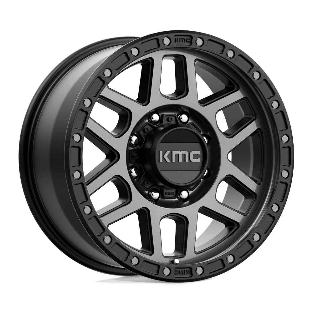 17x9 KMC Wheels KM544 MESA 8x165.1 18 offset 125.1 hub BLACK - KM54479080418