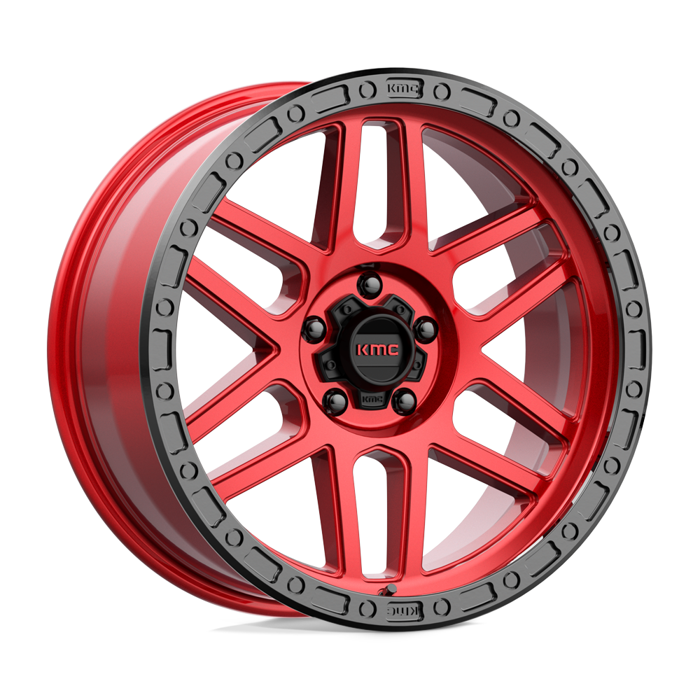 17x8.5 KMC Wheels KM544 MESA 5x127 0 offset 71.5 hub RED - KM54478550900