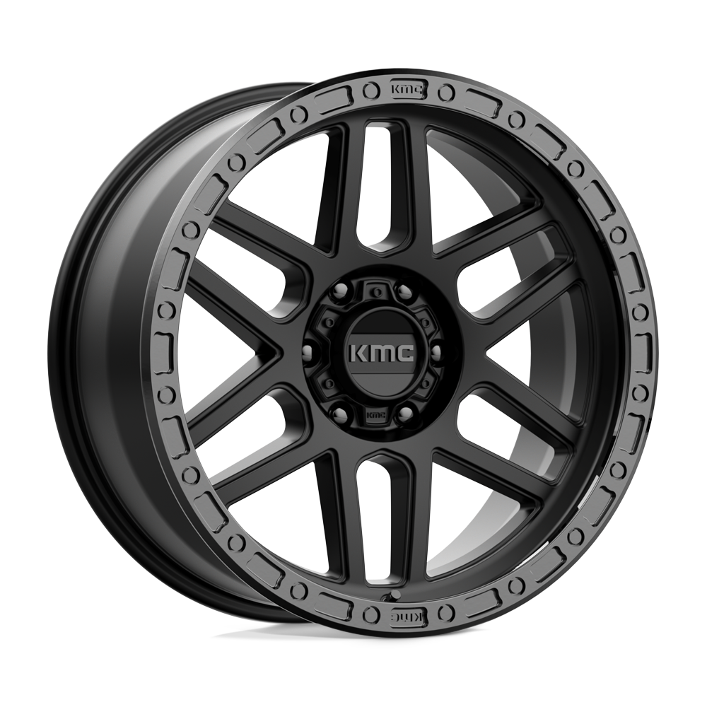 17x8.5 KMC Wheels KM544 MESA 6x130 0 offset 74.6 hub BLACK - KM54478538700