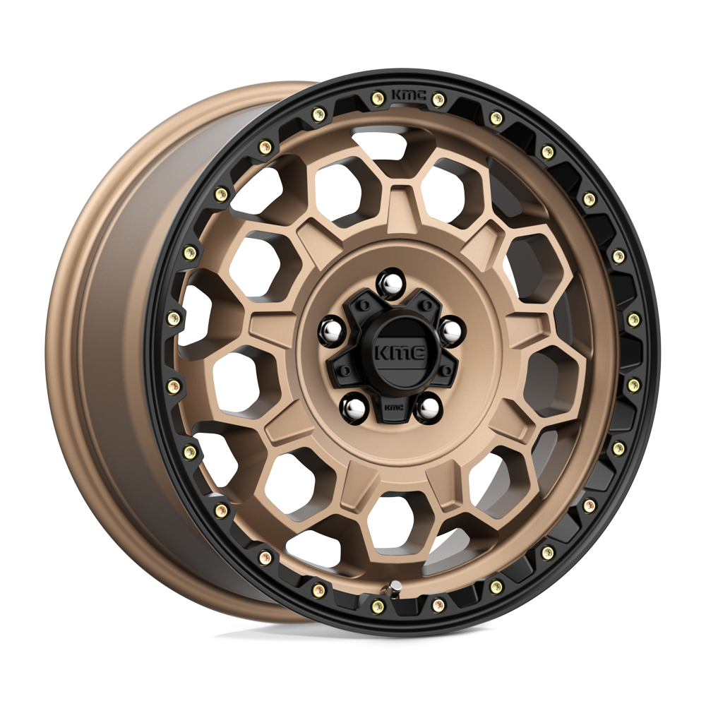 17x8 KMC Wheels KM545 TREK 5x108 38 offset 72.56 hub BRONZE - KM54578045638