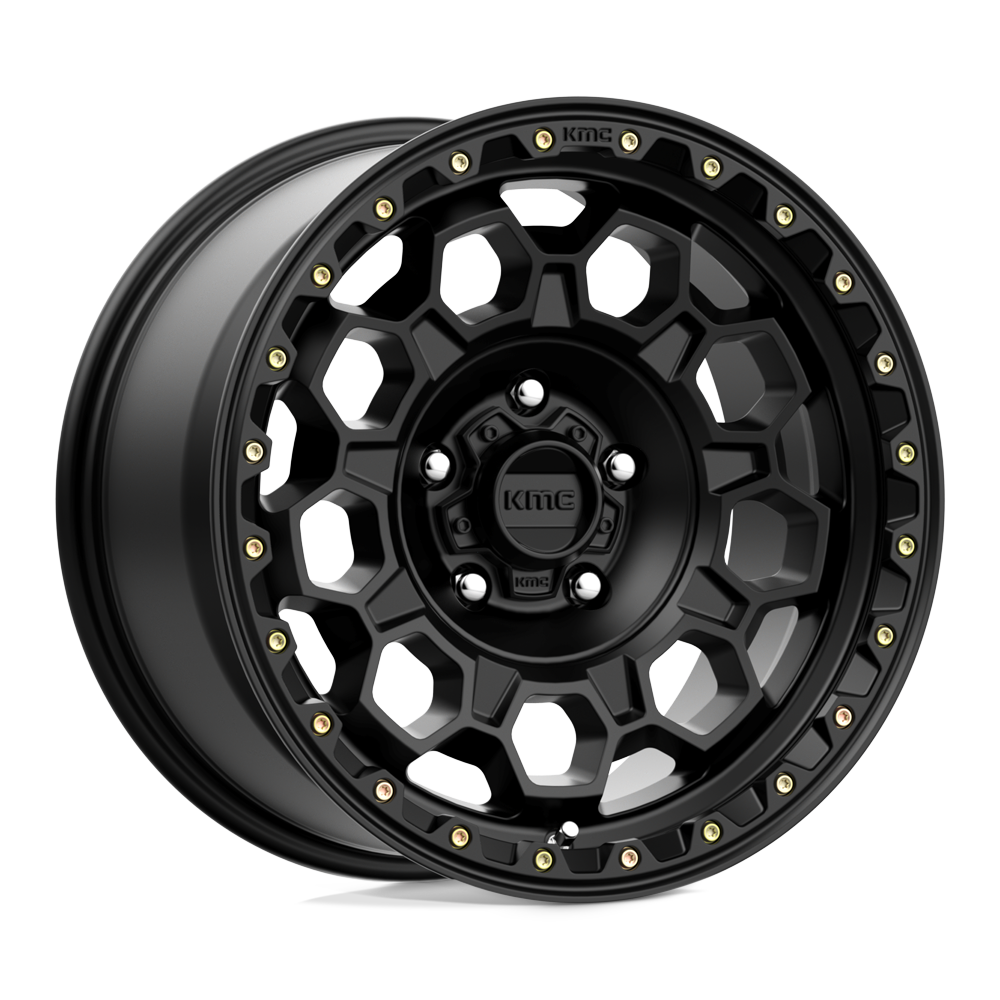 17x9 KMC Wheels KM545 TREK 5x127 0 offset 71.5 hub BLACK - KM54579050700