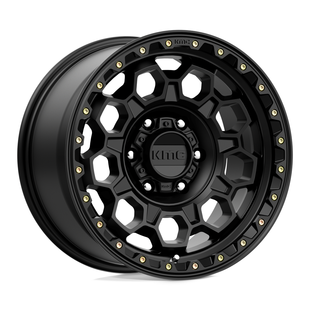 17x9 KMC Wheels KM545 TREK 6x139.7 0 offset 106.1 hub BLACK - KM54579068700