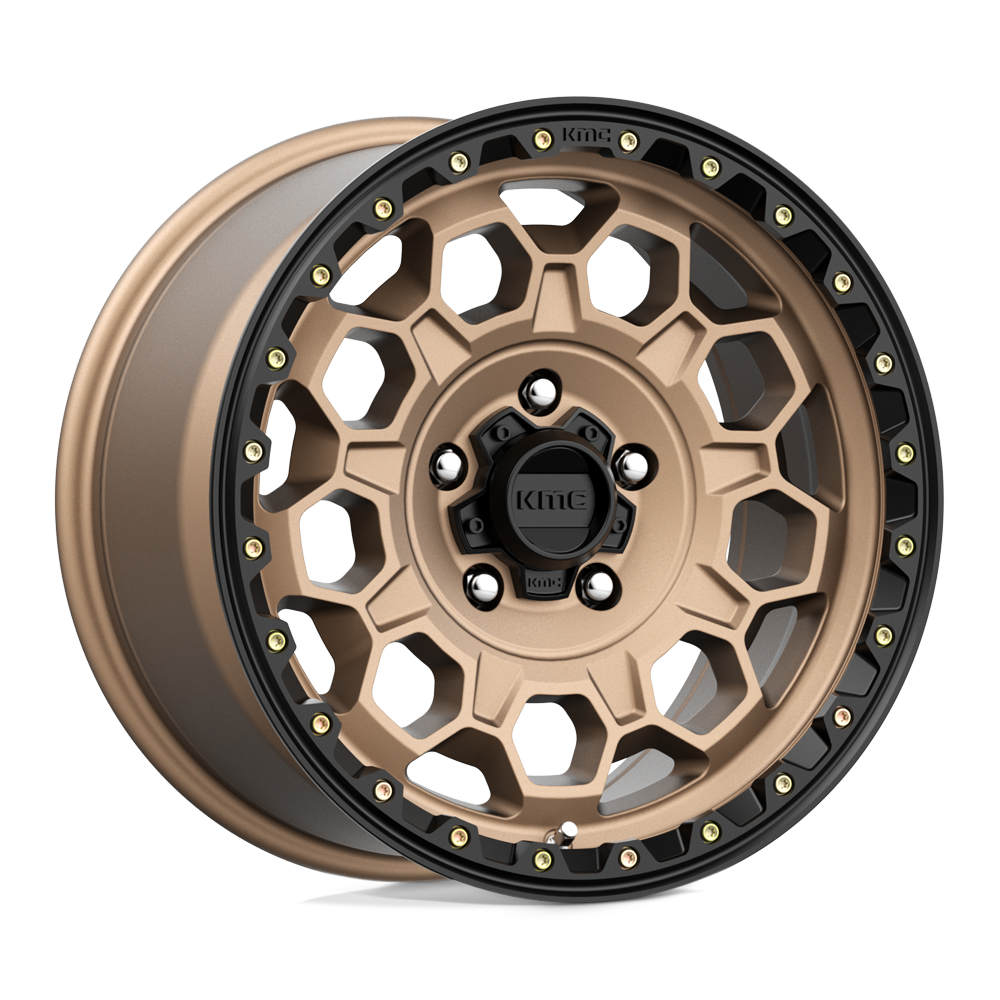17x9 KMC Wheels KM545 TREK 5x127 18 offset 71.5 hub BRONZE - KM54579050618
