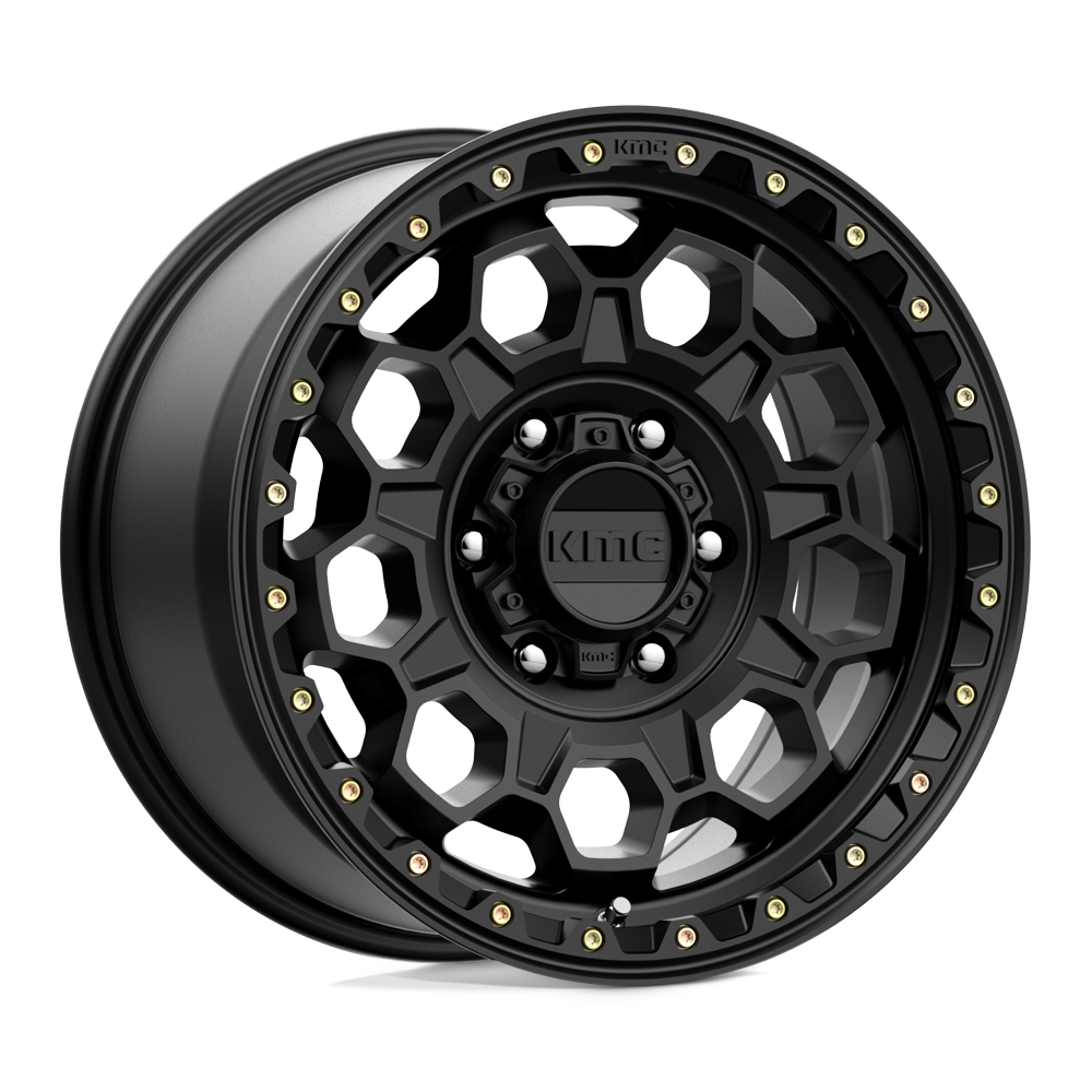 17x9 KMC Wheels KM545 TREK 6x135 18 offset 87.1 hub BLACK - KM54579063718