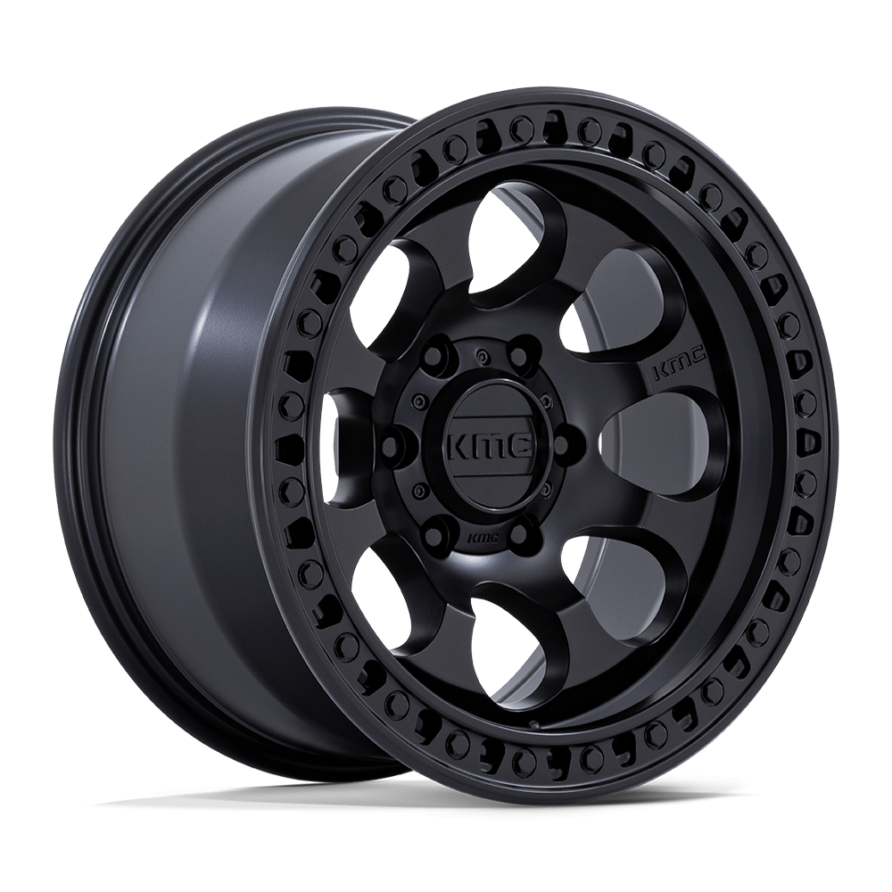 18x9 KMC Wheels KM550 RIOT SBL 5x127 18 offset 71.5 hub BLACK - KM550MX18905018