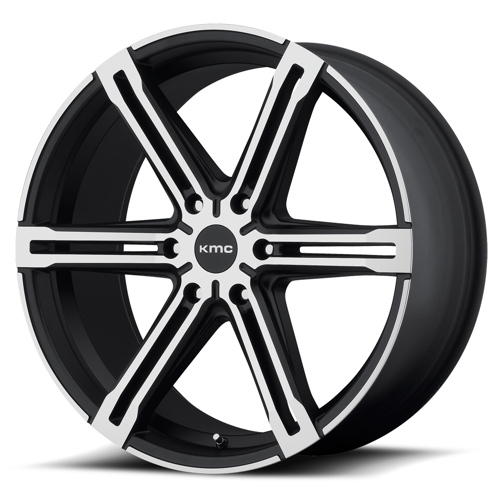22x9.5 KMC Wheels KM686 FACTION 6x135 38 offset 87.1 hub MACHINED - KM68622963738