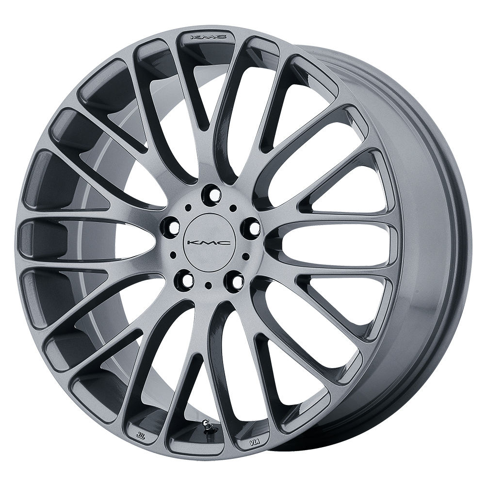 17x7 KMC Wheels KM693 MAZE 5x114.3 45 offset 72.56 hub GRAY - KM69377012645