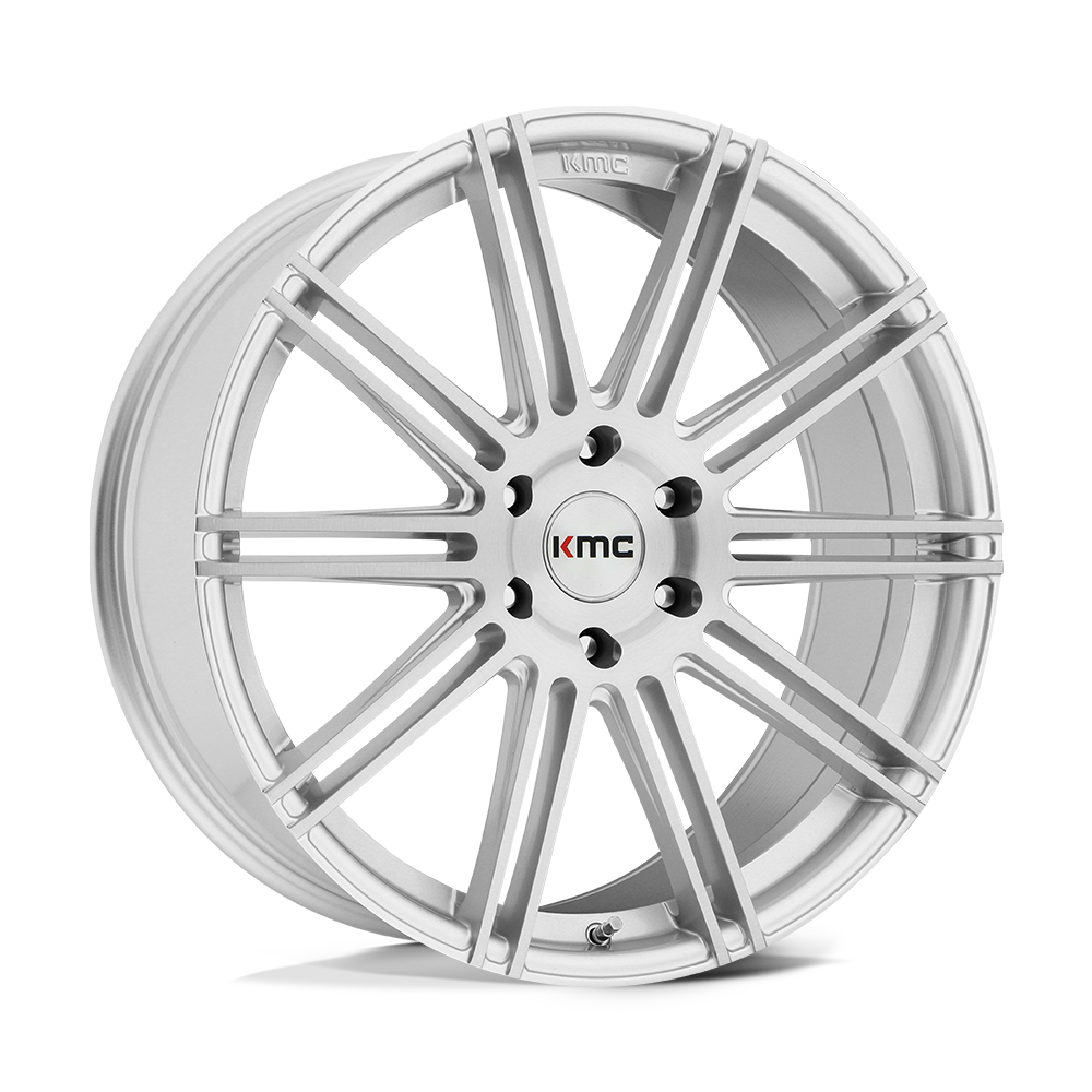 22x9.5 KMC Wheels KM707 CHANNEL 6x139.7 30 offset 100.3 hub SILVER - KM70722962430