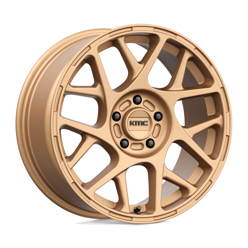 17x8 KMC Wheels KM708 BULLY 5x114.3 38 offset 72.56 hub BRONZE - KM70878012638
