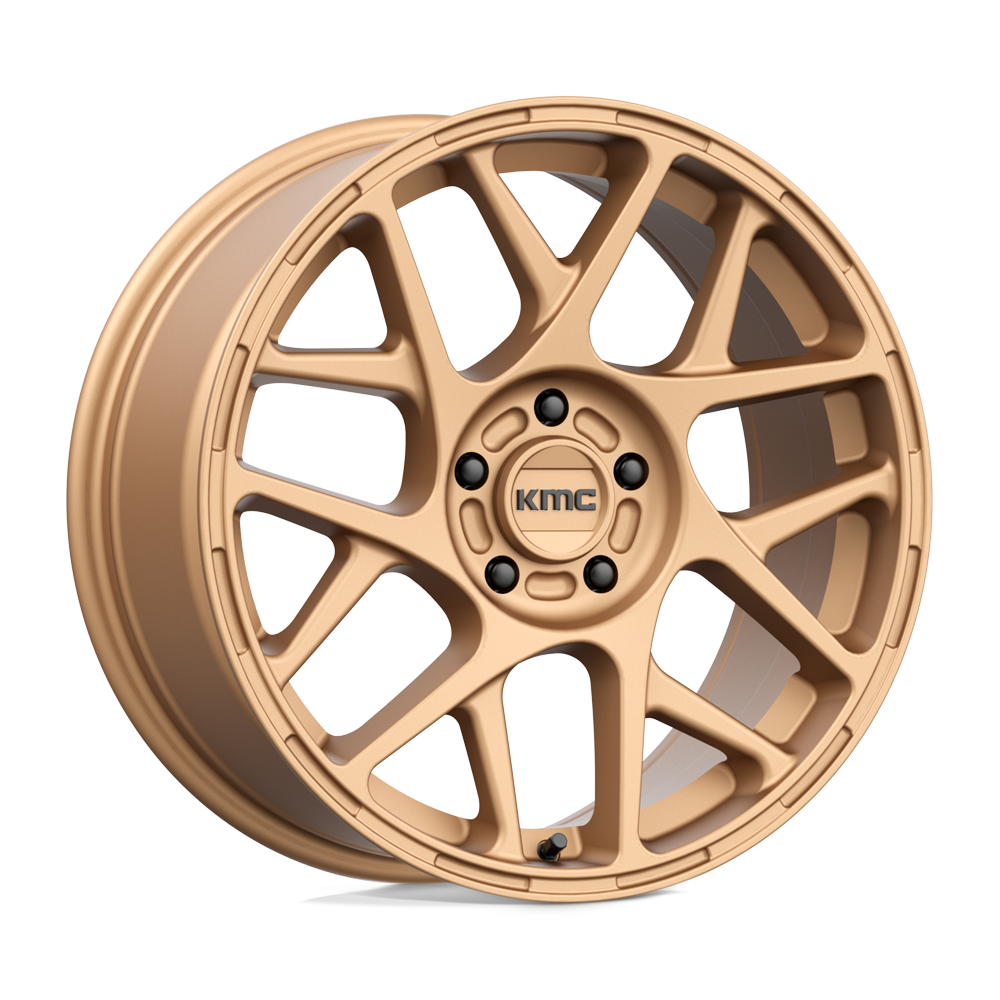 18x8 KMC Wheels KM708 BULLY 5x114.3 38 offset 72.56 hub BRONZE - KM70888012638