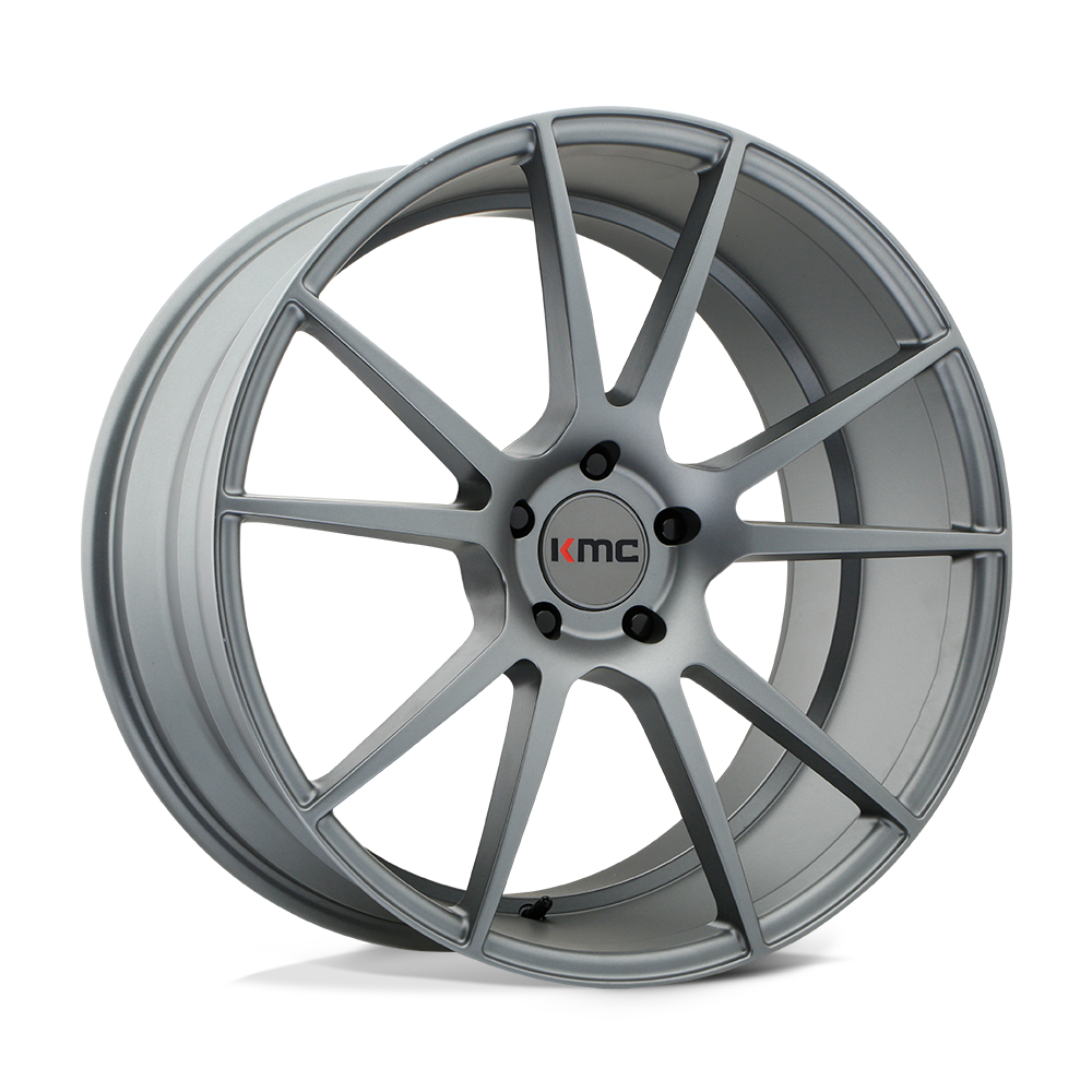 20x8.5 KMC Wheels KM709 FLUX 5x112 25 offset 66.56 hub GRAY - KM70928557925