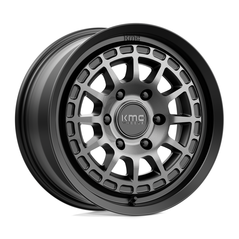 17x8 KMC Wheels KM719 CANYON 6x139.7 35 offset 100.3 hub BLACK - KM71978062435