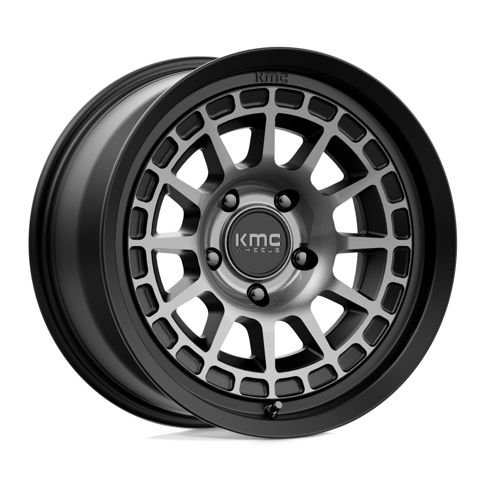 17x8.5 KMC Wheels KM719 CANYON 5x127 0 offset 71.5 hub BLACK - KM71978550400