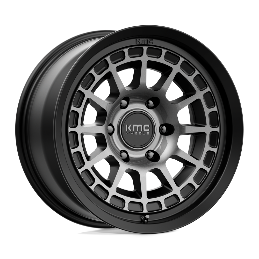 17x8.5 KMC Wheels KM719 CANYON 6x139.7 0 offset 106.1 hub BLACK - KM71978568400