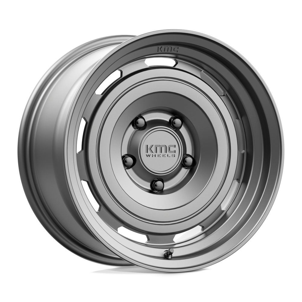 17x8.5 KMC Wheels KM720 ROSWELL 5x108 10 offset 60.1 hub GRAY - KM72078530410