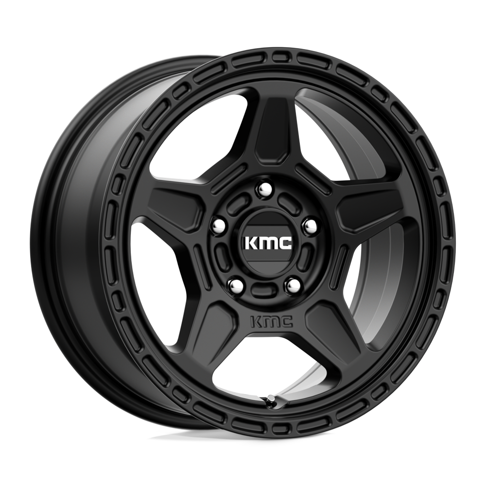 18x8 KMC Wheels KM721 ALPINE 5x108 20 offset 72.56 hub BLACK - KM72188045738