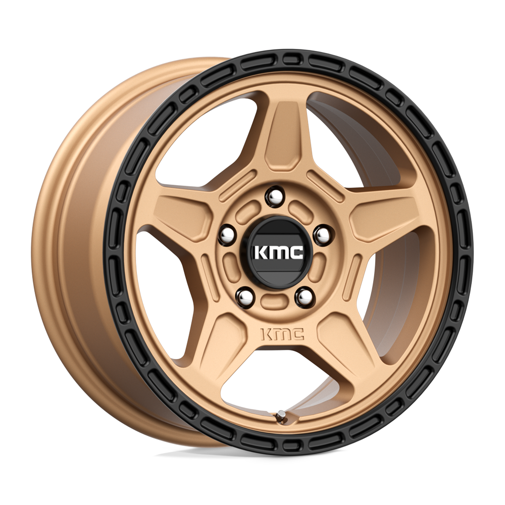 17x8 KMC Wheels KM721 ALPINE 5x120 20 offset 74.1 hub BRONZE - KM72178052638