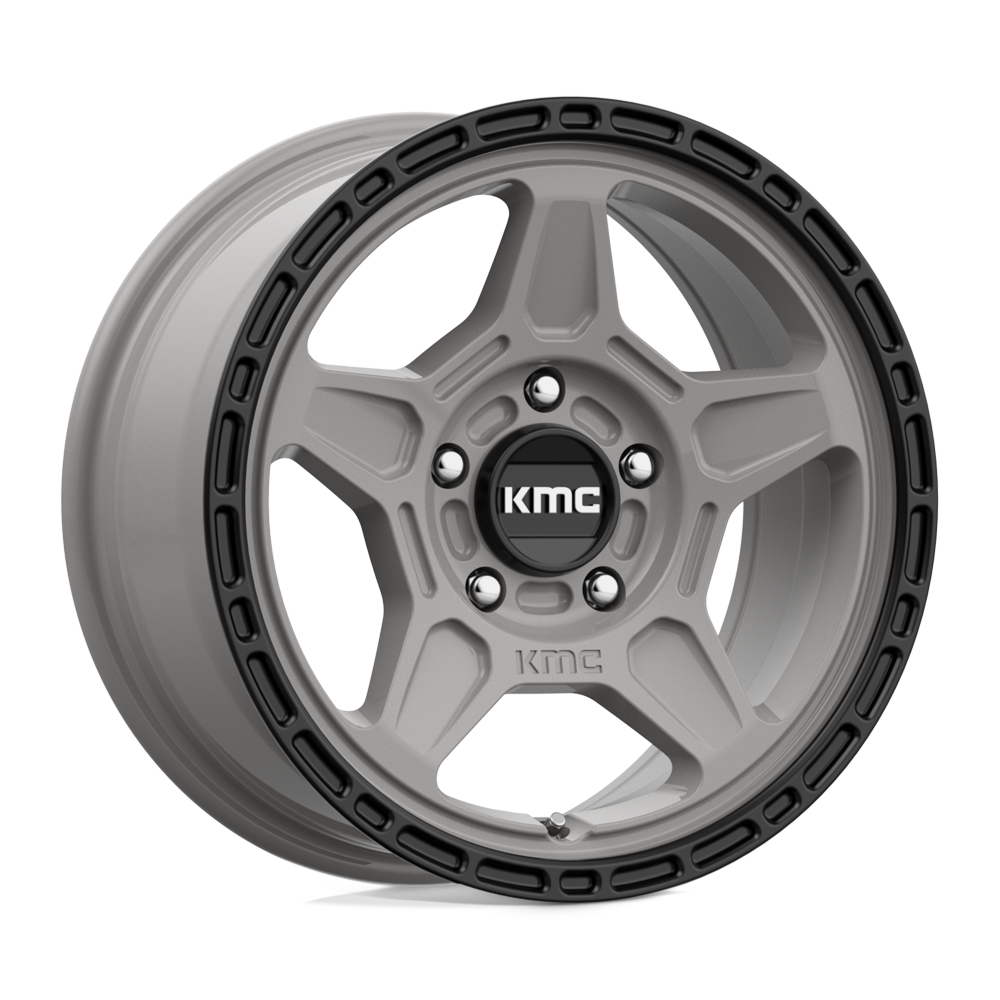 17x8 KMC Wheels KM721 ALPINE 5x108 20 offset 72.56 hub GRAY - KM72178045438