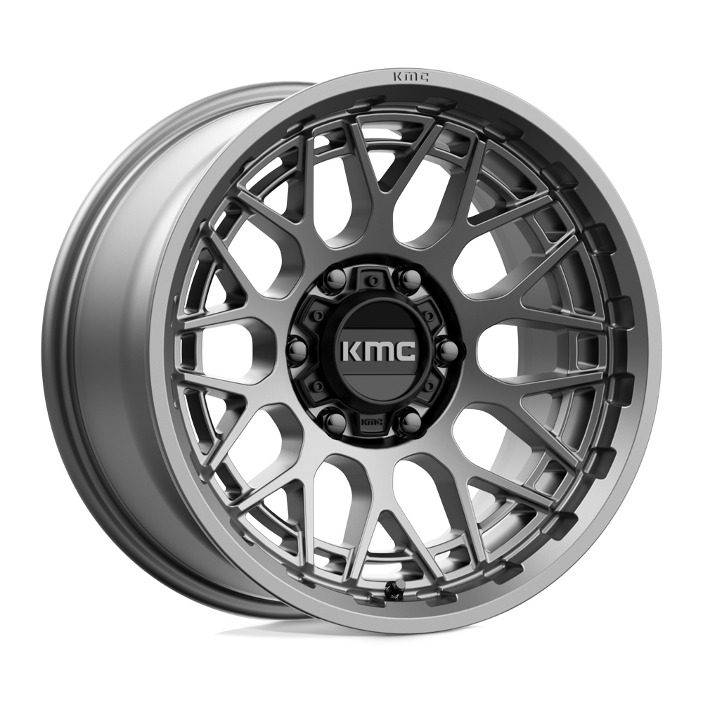 17x8.5 KMC Wheels KM722 TECHNIC 6x139.7 0 offset 106.1 hub GRAY - KM72278568400