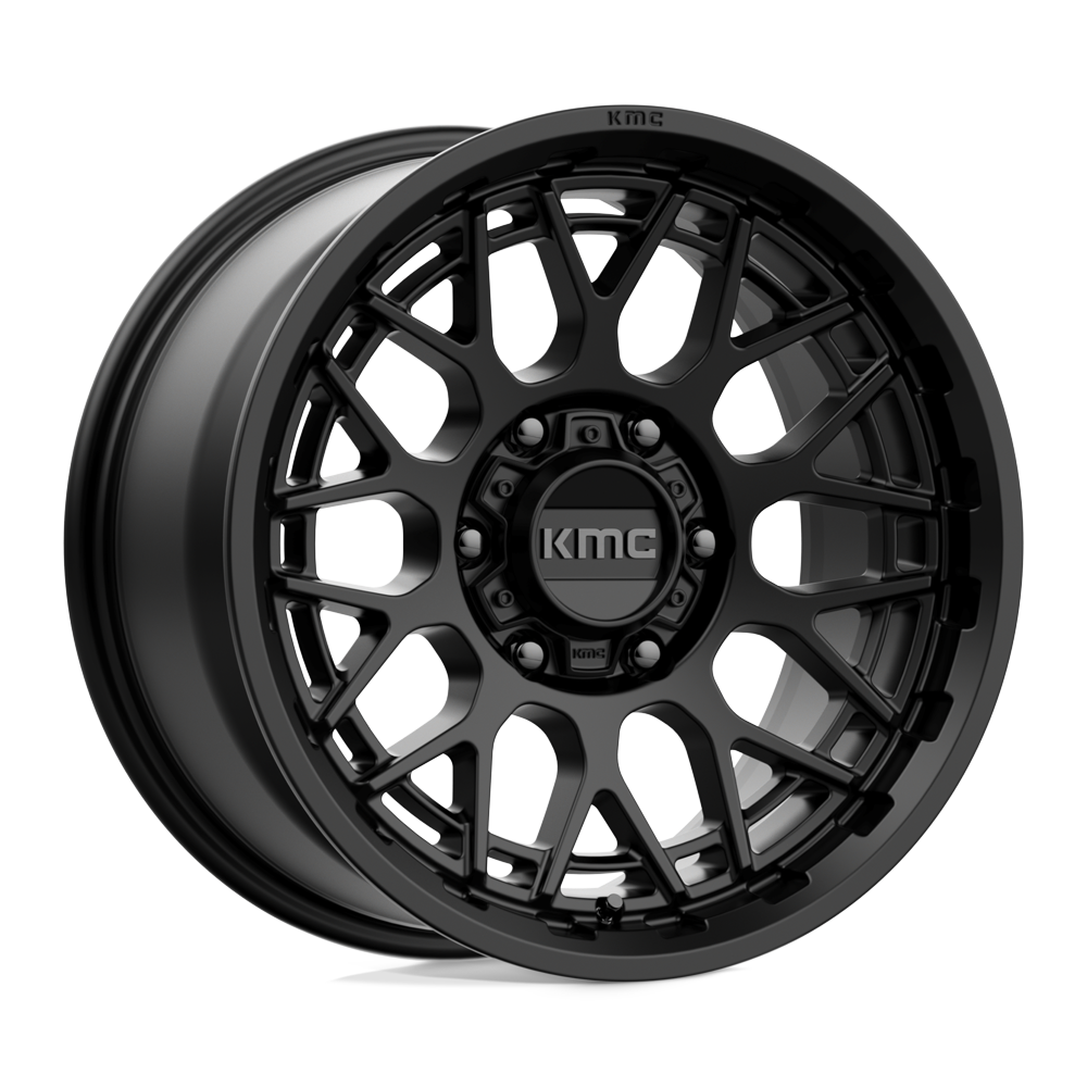 17x8.5 KMC Wheels KM722 TECHNIC 6x120 18 offset 66.9 hub BLACK - KM72278577718