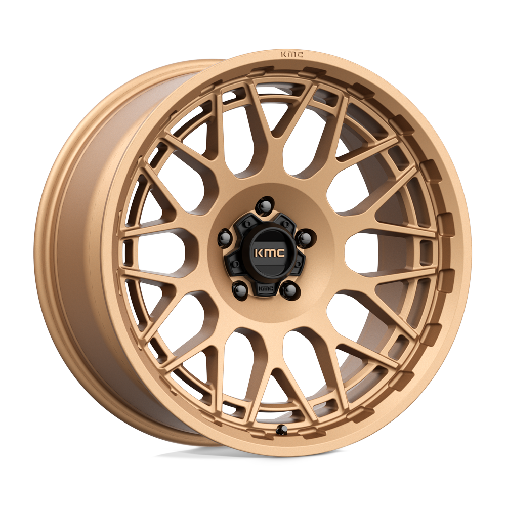 20x9 KMC Wheels KM722 TECHNIC 5x127 0 offset 71.5 hub BRONZE - KM72229050600