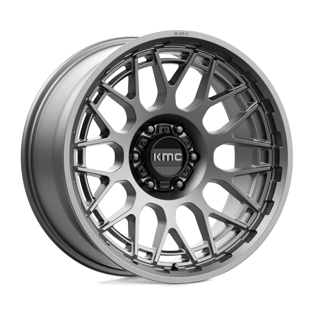 20x9 KMC Wheels KM722 TECHNIC 6x139.7 0 offset 106.1 hub GRAY - KM72229068400