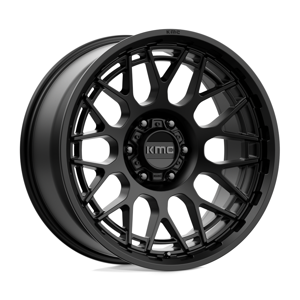 20x9 KMC Wheels KM722 TECHNIC 6x135 0 offset 87.1 hub BLACK - KM72229063700