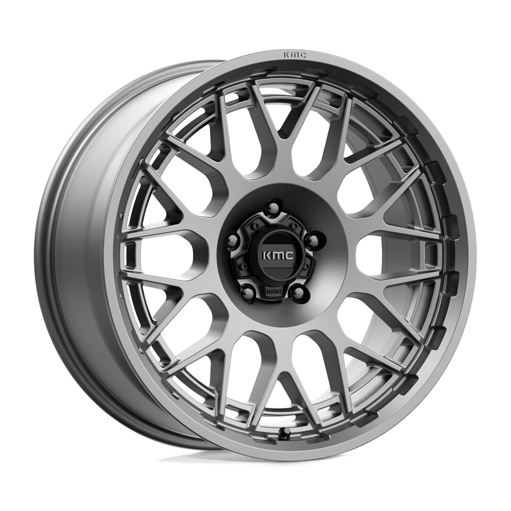 20x9 KMC Wheels KM722 TECHNIC 5x127 18 offset 71.5 hub GRAY - KM72229050418